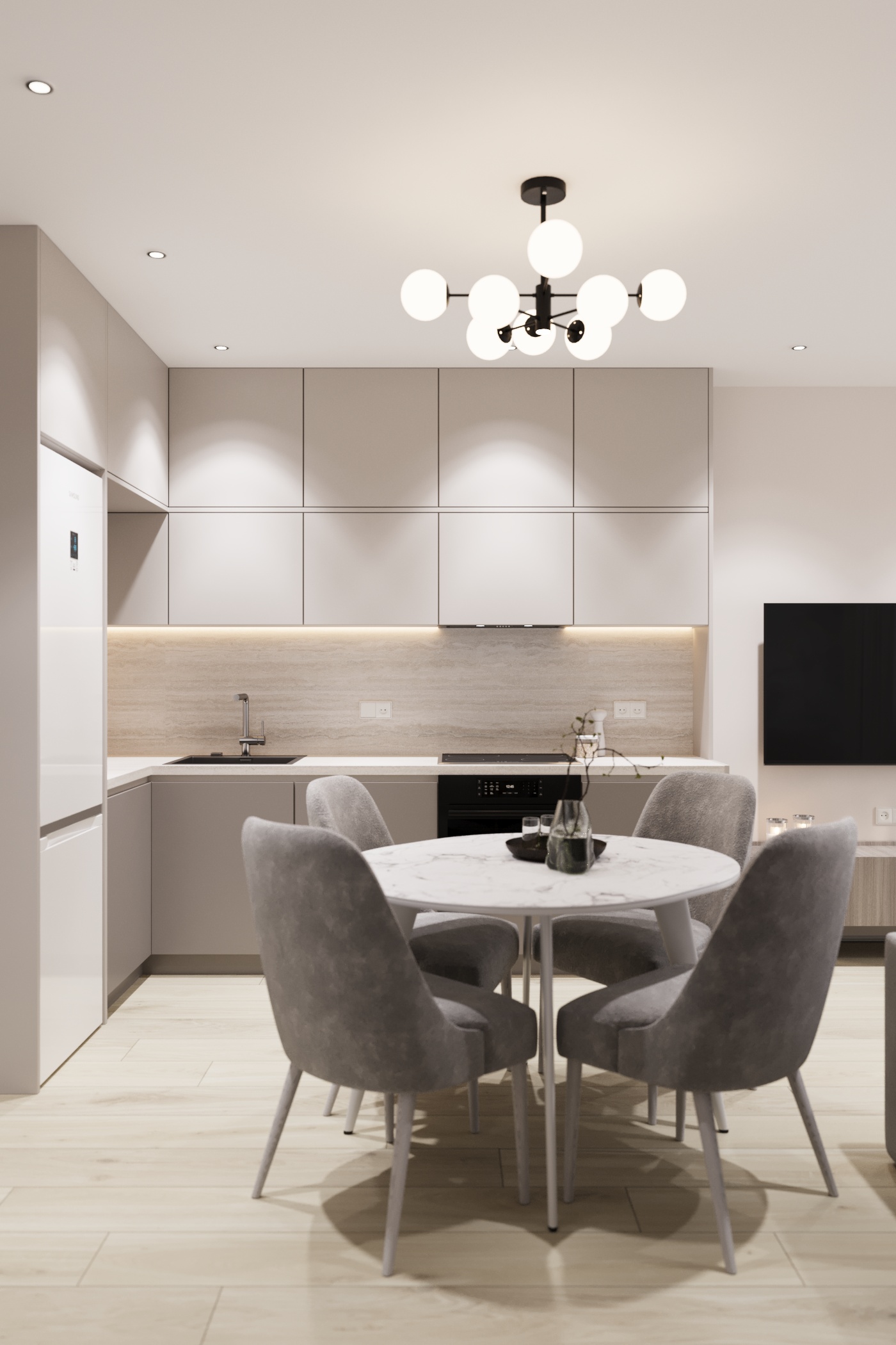 Дизайн-проект двухкомнатной квартиры в ЖК Парковый город (запущен ремонт)